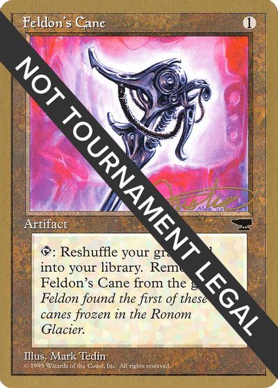 Feldon's Cane - 1996 Mark Justice (CHR) card art
