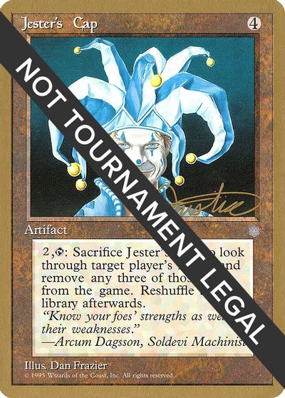 Jester's Cap - 1996 Mark Justice (ICE) card art
