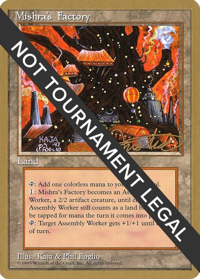 Mishra's Factory - 1996 Mark Justice (4ED) card art