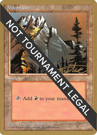 Mountain (A) - 1996 Mark Justice (4ED) card art