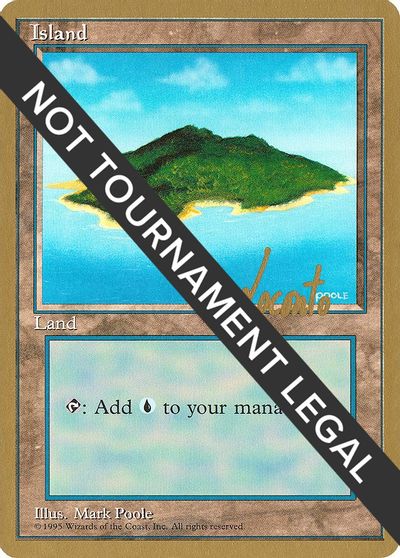 Island (B) - 1996 Michael Loconto (4ED) card art