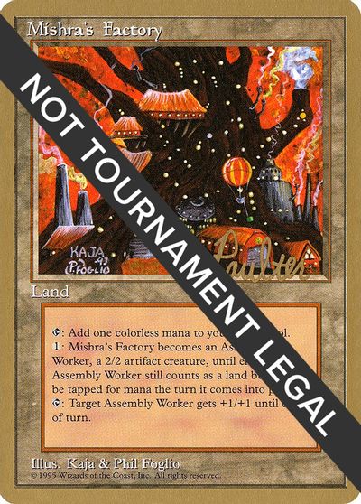 Mishra's Factory - 1996 Preston Poulter (4ED) card art