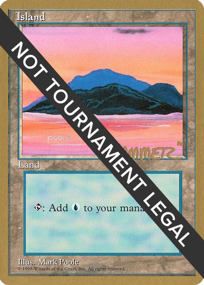 Island (C) - 1996 Shawn "Hammer" Regnier (4ED) card art