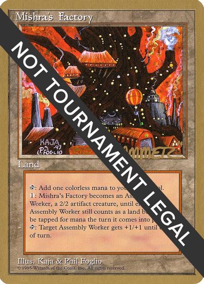 Mishra's Factory - 1996 Shawn "Hammer" Regnier (4ED) card art