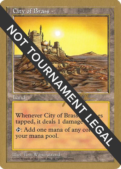 City of Brass - 1997 Jakub Slemr (5ED) card art