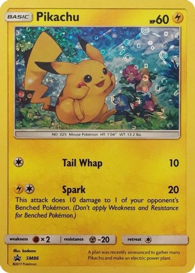 Pikachu - SM86 (General Mills Promo) card art
