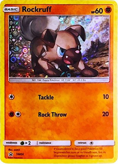 Rockruff - SM06 (General Mills Promo) card art