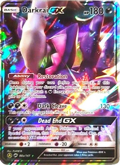 Darkrai GX - 88a/147 card art
