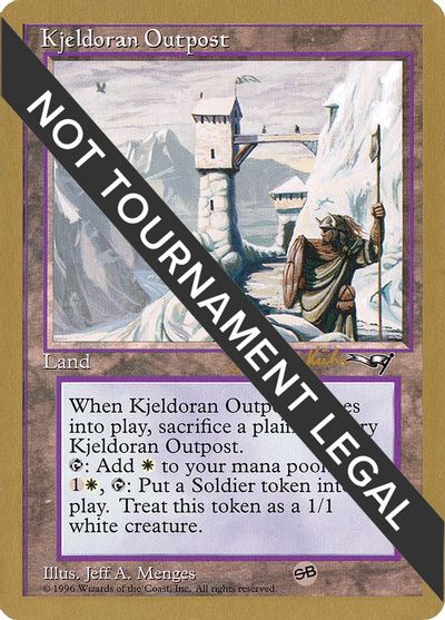 Kjeldoran Outpost - 1997 Janosch Kuhn (ALL) card art