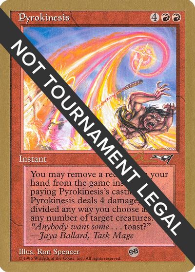 Pyrokinesis - 1997 Paul McCabe (ALL) (SB) card art