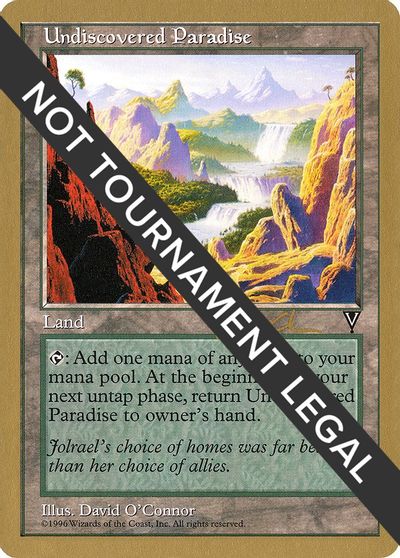 Undiscovered Paradise - 1997 Paul McCabe (VIS) card art