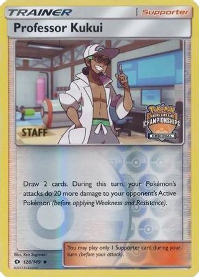 Professor Kukui - 128/149 (Regional Championships) [Staff] card art