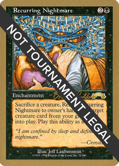 Recurring Nightmare - 1998 Brian Selden (EXO) card art