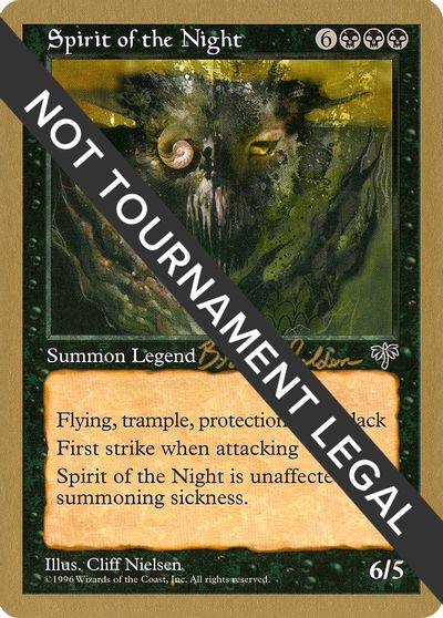 Spirit of the Night - 1998 Brian Selden (MIR) card art