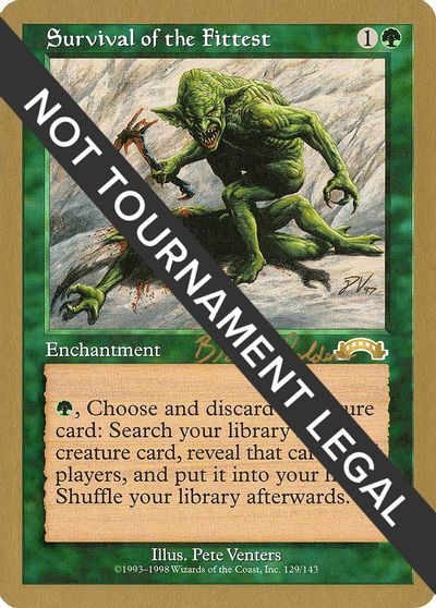 Survival of the Fittest - 1998 Brian Selden (EXO) card art