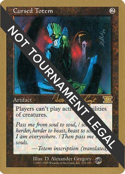 Cursed Totem - 2000 Tom van de Logt (6ED) (SB) card art