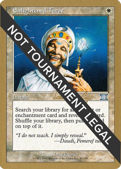 Enlightened Tutor - 2000 Tom van de Logt (6ED) card art