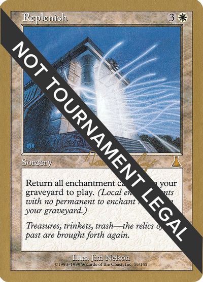 Replenish - 2000 Tom van de Logt (UDS) card art