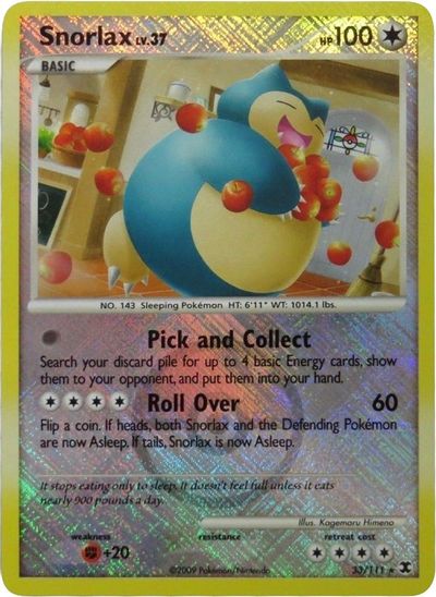 Snorlax - 33/111 (League Promo) card art