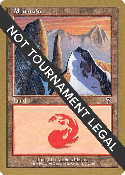 Mountain (337) - 2001 Tom van de Logt (7ED) card art