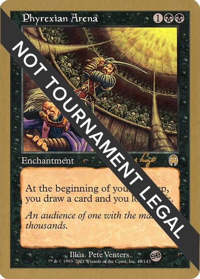 Phyrexian Arena - 2001 Tom van de Logt (APC) (SB) card art