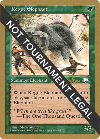 Rogue Elephant - 1997 Svend Geertsen (WTH) card art
