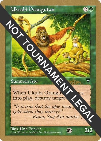 Uktabi Orangutan - 1997 Svend Geertsen (VIS) (SB) card art