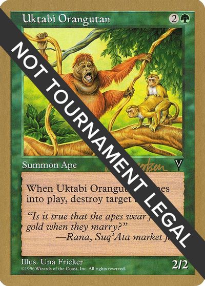 Uktabi Orangutan - 1997 Svend Geertsen (VIS) card art