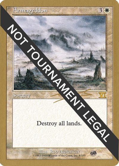 Armageddon - 2000 Nicolas Labarre (6ED) (SB) card art