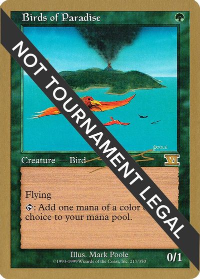 Birds of Paradise - 2000 Nicolas Labarre (6ED) card art