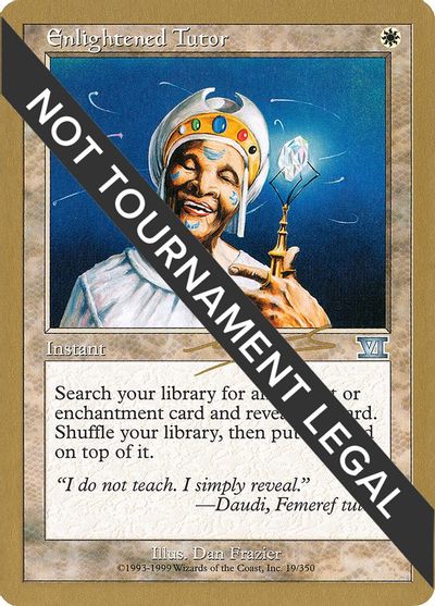 Enlightened Tutor - 2000 Nicolas Labarre (6ED) card art