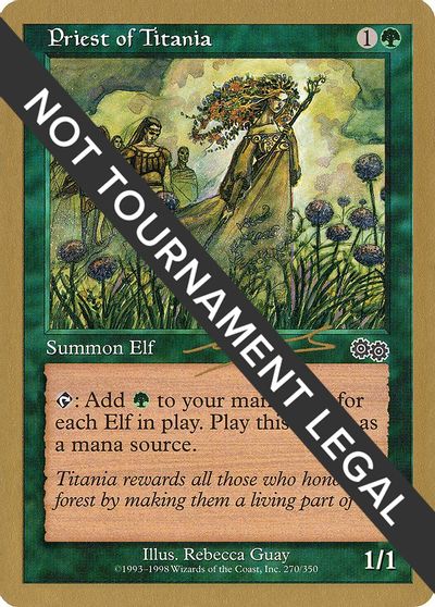 Priest of Titania - 2000 Nicolas Labarre (USG) card art
