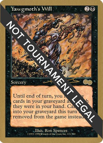 Yawgmoth's Will - 2000 Nicolas Labarre (USG) card art