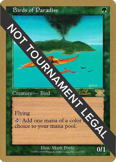 Birds of Paradise - 2000 Janosch Kuhn (6ED) card art
