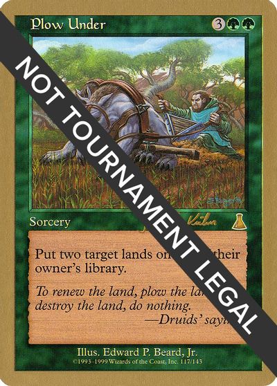 Plow Under - 2000 Janosch Kuhn (UDS) card art