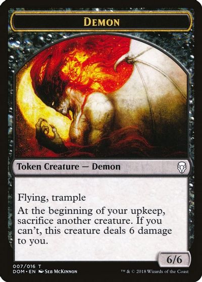 Demon Token card art