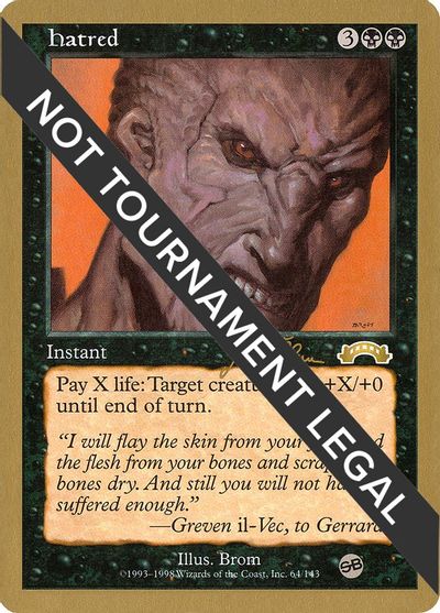 Hatred - 1999 Jakub Slemr (EXO) (SB) card art