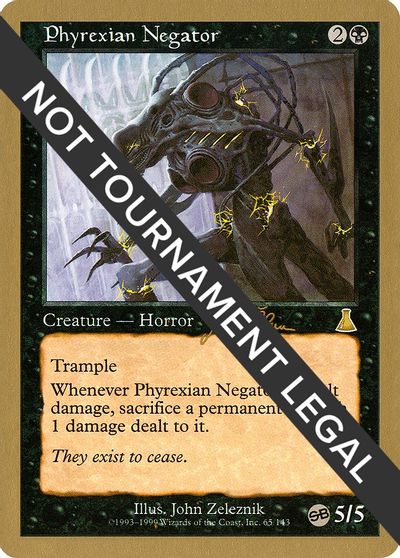 Phyrexian Negator - 1999 Jakub Slemr (UDS) (SB) card art