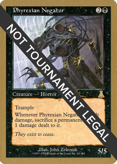 Phyrexian Negator - 1999 Jakub Slemr (UDS) card art