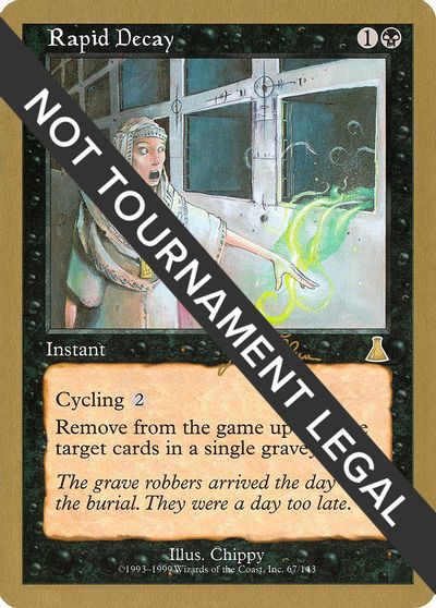 Rapid Decay - 1999 Jakub Slemr (UDS) card art