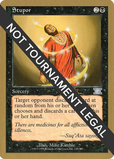 Stupor - 1999 Jakub Slemr (6ED) card art