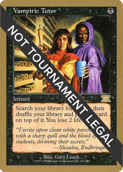 Vampiric Tutor - 1999 Jakub Slemr (6ED) card art