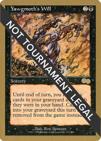 Yawgmoth's Will - 1999 Jakub Slemr (USG) card art