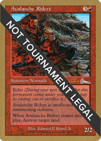 Avalanche Riders - 1999 Mark Le Pine (ULG) card art