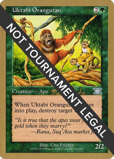 Uktabi Orangutan - 1999 Matt Linde (6ED) card art
