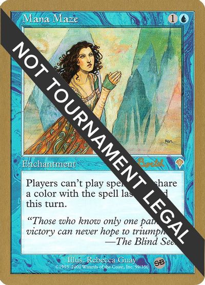 Mana Maze - 2001 Alex Borteh (INV) (SB) card art