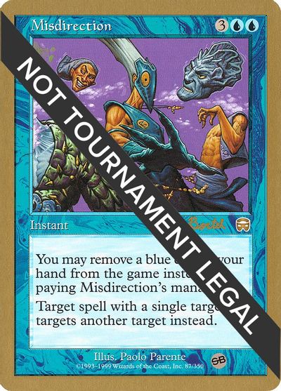 Misdirection - 2001 Alex Borteh (MMQ) (SB) card art