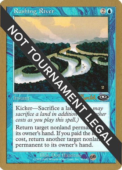 Rushing River - 2001 Alex Borteh (PLS) (SB) card art