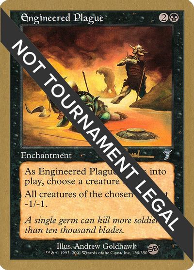 Engineered Plague - 2001 Antoine Ruel (7ED) (SB) card art