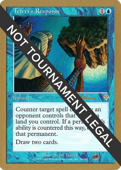 Teferi's Response - 2001 Antoine Ruel (INV) (SB) card art